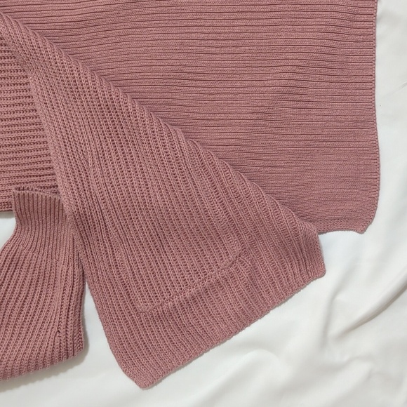 Madewell Nolan Ribbed Pocket Sweater Cardigan, Color Dried Petal Pink Size XXS - Picture 10 of 15